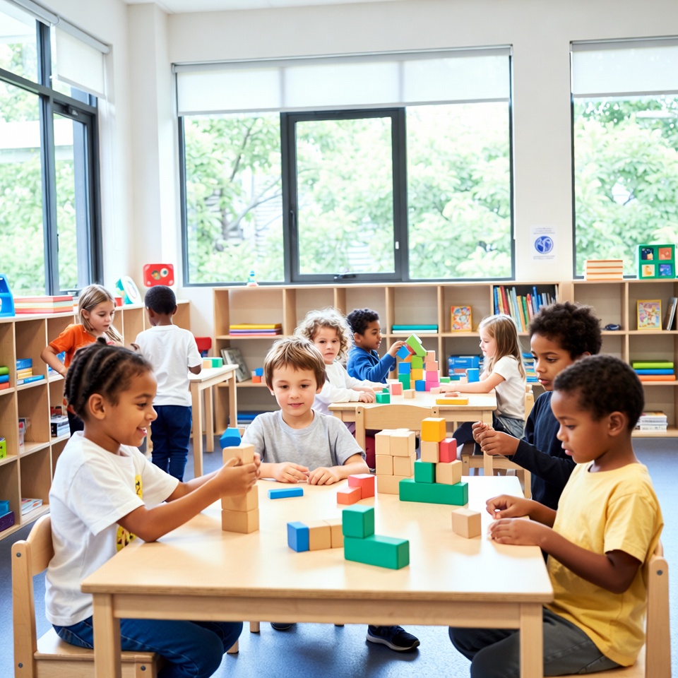 Froebel learning materials for preschool in Mississauga daycare.